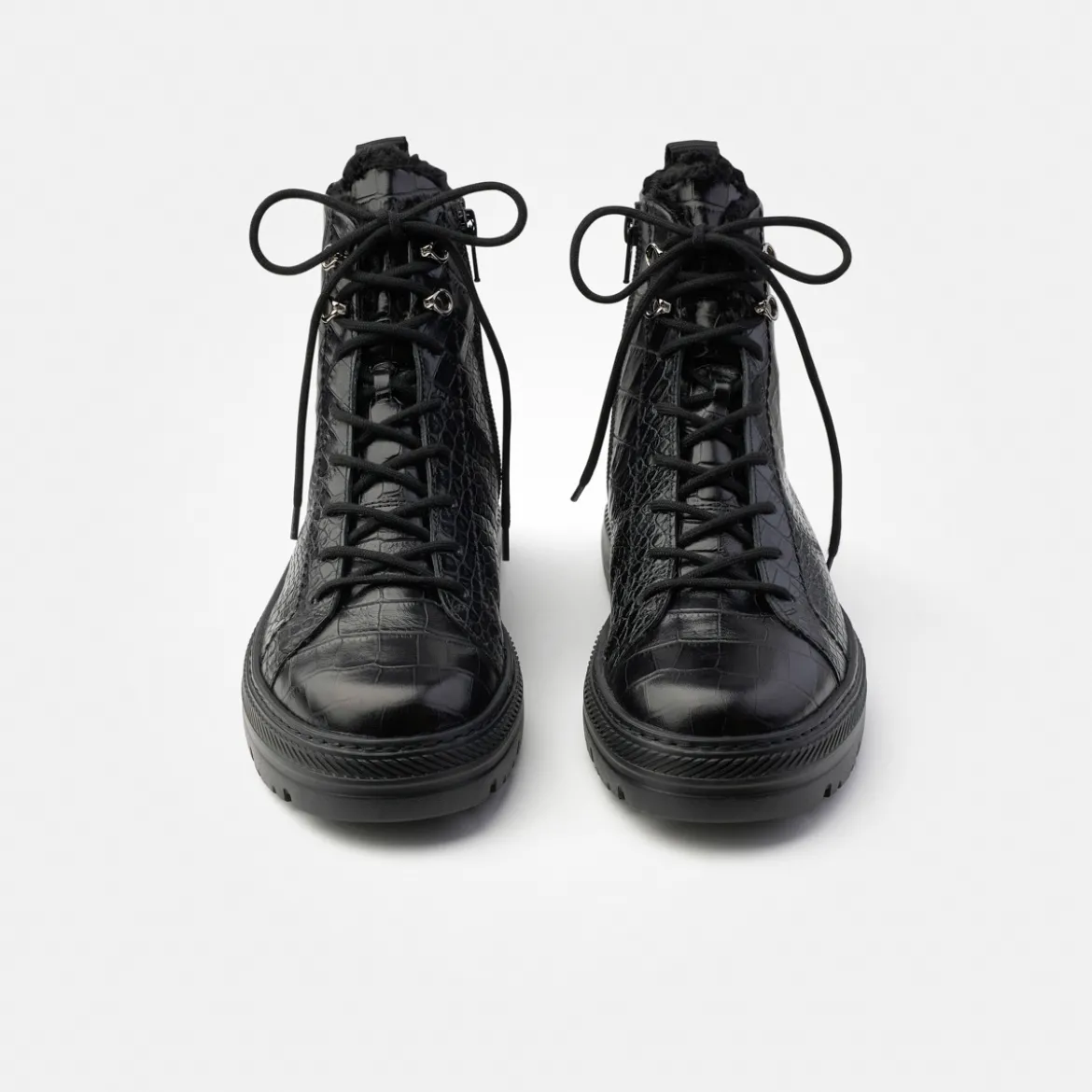 Schnürstiefelette mit Warmfutter 5287-076
