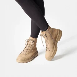 SUPER SOFT Schnürstiefelette mit Warmfutter 5287-004